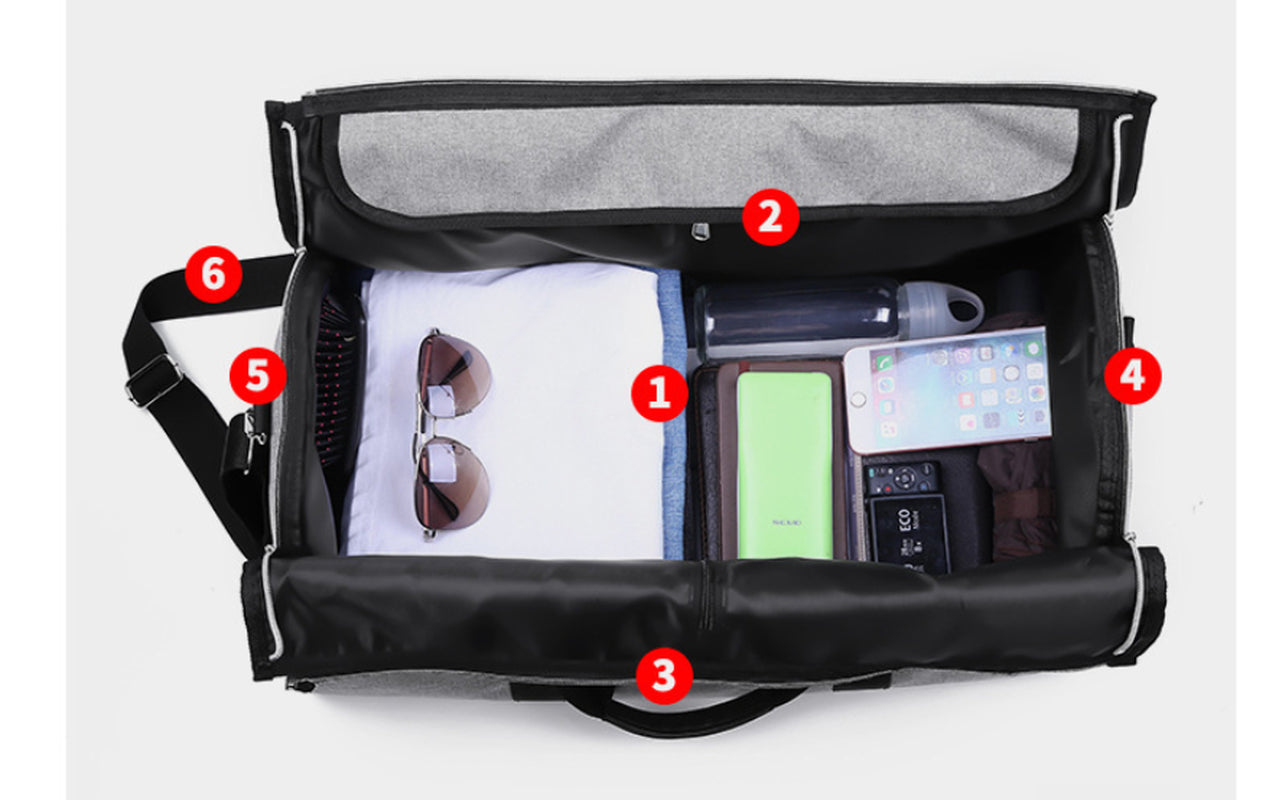 Cylinder Travel Bag